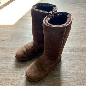 UGG classic tall chocolate boot